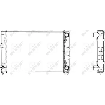 Chladič motoru Chladič, chlazení motoru NRF 509505