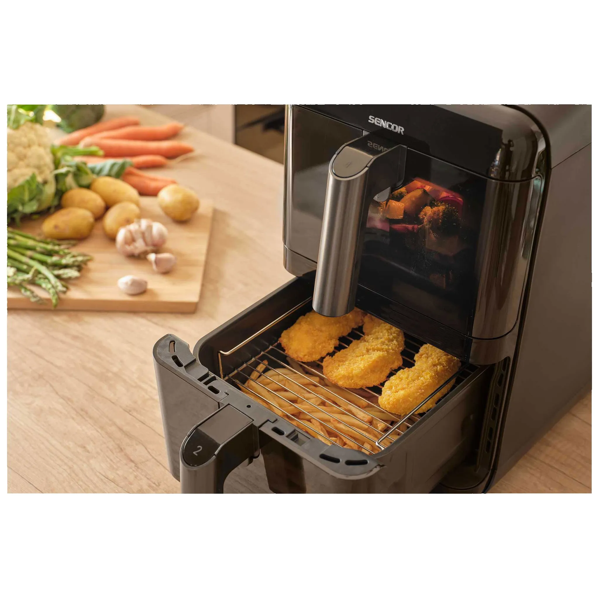 Fotografie 9 - Fritéza Sencor SFR 1250BK černá