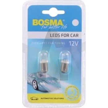 Autožárovka Žárovka 12V LED BA9S 1xLED bílá BOSMA 3912