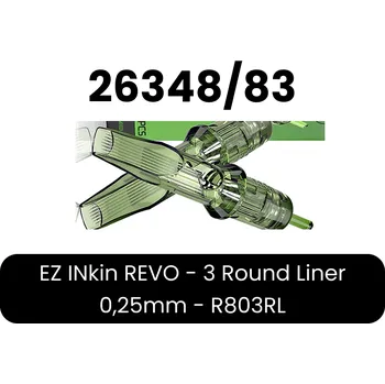 Tetovací jehla EZ Tattoo Supply EZ INkin REVO Round Liner :: EZ INkin REVO - 3 Round Liner 0,25mm - R803RL