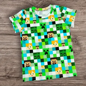 Klučičí tričko svět kostiček Velikost: 98/104 Klučičí tričko