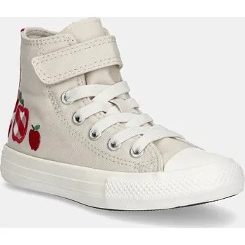 Chlapecké tenisky Dětské tenisky Converse CHUCK TAYLOR ALL STAR 1V béžová barva, A13177C 02X, EUR 27