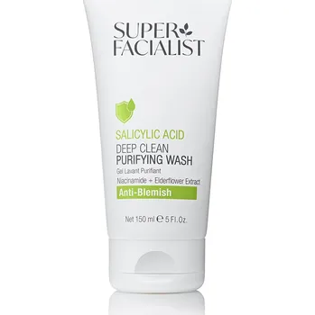 Čistící gel Super Facialist Salicylic Acid Anti-Blemish Čisticí gel proti zarudnutí, 150 ml