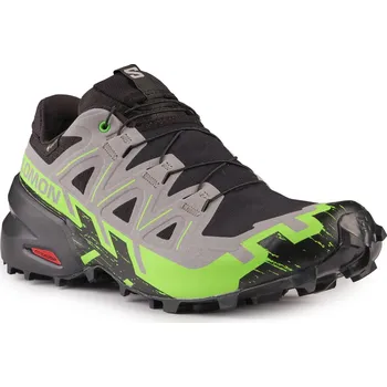 Pánská běžecká obuv Salomon Speedcross 6 GTX M L47765000 - black alloy green gecko 43 1/3