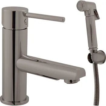 Vodovodní baterie SEINA - Bidetová baterie bez výpusti, Metal grey - kartáčovaná SE946.0/1MGK, RAV Slezák Barva: METAL GREY - kartáčovaná, Rozměr: 3,8"