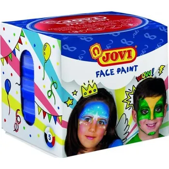 Speciální výtvarná barva JOVI Obličejové barvy 5x 20ml polštáře