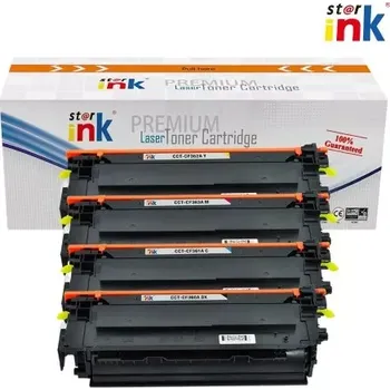 Počítač Starink sada tonerů 508A - CF360A Bk + C/M/Y pro tiskárny HP