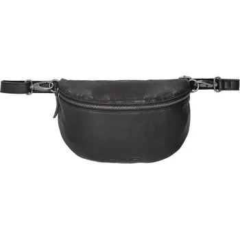 Ledvinka Černá elegantní ledvinka z pravé kůže „Venitta“