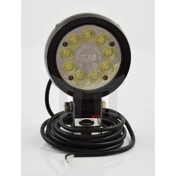 Přídavný světlomet Lampa pracovní kulatá 12/24V uchycení WAS 1216