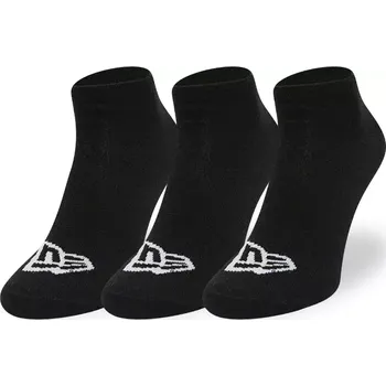 Pánské ponožky Pánské ponožky New Era Flag Sneaker 3-Pack velikost 39-42 black