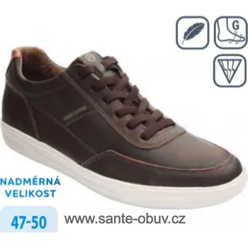 Dámská zdravotní obuv SANTÉ PE/510410-05 COFFE vych.obuv vel.47-50, --- - 47