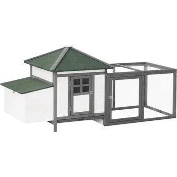 kurník Dřevěný kurník DUBAI MAXI GREY, 1960x760x970 mm