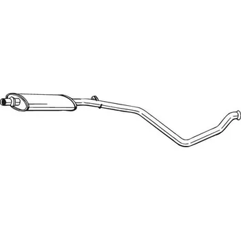 Výfukový systém Střední tlumič výfuku BOSAL 282-795