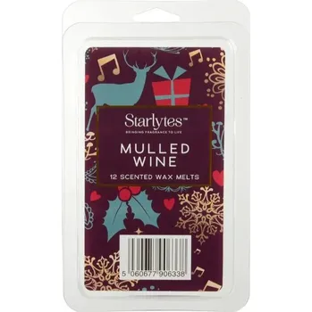 Vánoce Starlytes Christmas Mulled Wine vonný vosk 12 ks