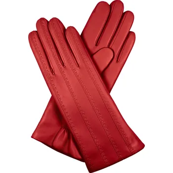 Rukavice Kreibich Dámské rukavice podšívka vlna - červené cardinál Barva: 22 - cardinal červená, Velikost: 6