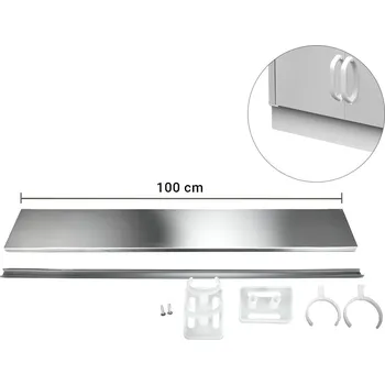 Pec na pizzu G.Gastro Nerezový sokl - délka: 100 cm