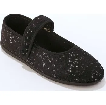 Dámská obuv Bačkory balerínky s pajetkami černá 39