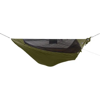 Houpací síť Profesionální houpací síť s moskytiérou TICKET TO THE MOON Pro Hammock Army green/green