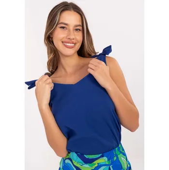 Top WN-TP-1705.69 RUE PARIS Barva: Modrá - tmavě, Velikost: S