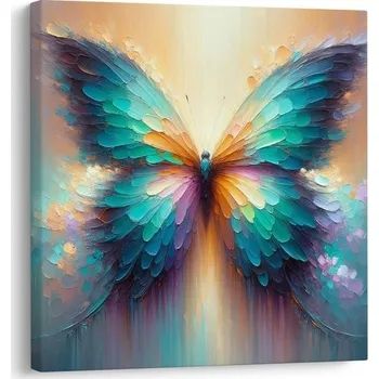 Obraz Dovido Obraz motýl v odstínech duhy
