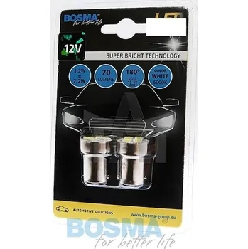 Autožárovka Žárovka 12V LED BA15S 4xSMD bílá BOSMA 3048