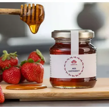 Včelařství Domovina Med kaštanový 180g