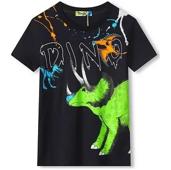 Chlapecké tričko Kugo Chlapecké tričko JURSKÝ SVĚT DINO krátký rukáv černé Barva: Černá, Velikost: 98