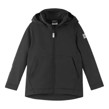 Dívčí bunda Dětská softshellová bunda Reima Koivula Dětská velikost: 134 / Barva: černá