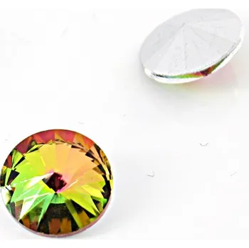 Módní doplněk Rivoli Krystal 10mm - 10Ks - Zelená / 10Ks
