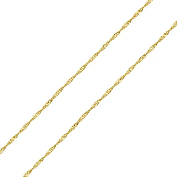 Řetízek Zlatý řetízek Singapur ze žlutého zlata - 1,2 mm varianta 40 cm FNN1126NGY-40 cm