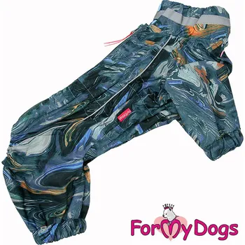 Obleček pro psa FOR MY DOGS pláštěnka EPOXID, multicolor Velikost: 20/XXL