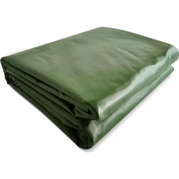 Krycí plachta JAGO Plachta 650 g/m², hliníková oka, zelená, 4 x 3 m