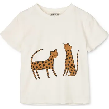 Pánské tričko LIEWOOD Triko Apia - Leopard/Sandy Velikost: 9m