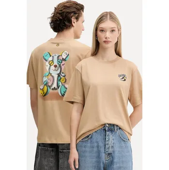 Bavlněné tričko Barrow F5BWUATH053 béžová 01B, vel. XL