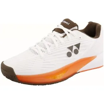 Pánská tenisová obuv Tenisová obuv YONEX PC ECLIPSION 5 MEN - White Brown, Velikost EUR 41