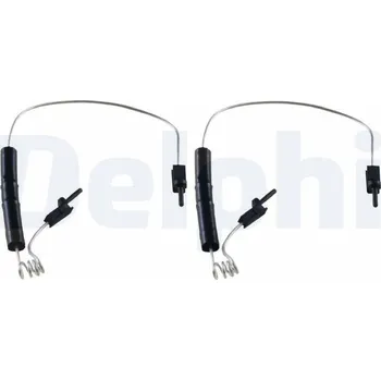 Brzdová destička Výstražný kontakt, opotřebení obložení DELPHI LZ0280