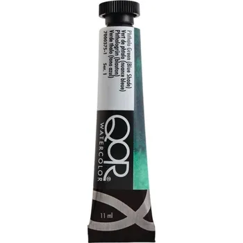 Výtvarná barva QOR Watercolor 7000375-1 Akvarelová barva Phthalo Green 11 ml 1 ks