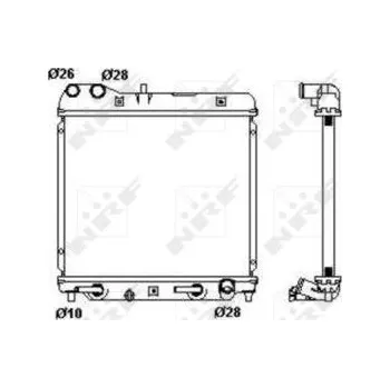 Chladič motoru Chladič, chlazení motoru NRF 53408