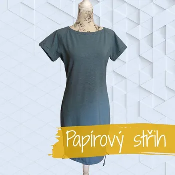 Nit Tištěný střih dámské šaty EVA