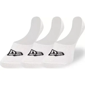 Pánské ponožky Pánské ponožky New Era Flag Invisible 3-Pack velikost 43-46 bílá