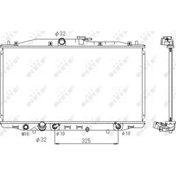 Chladič motoru Chladič, chlazení motoru NRF 53391