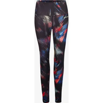 Dámské legíny O'Neill Dámské Červeno-černé dámské vzorované legíny O'Neill ACTIVE LEGGING Černá XS (1976381)
