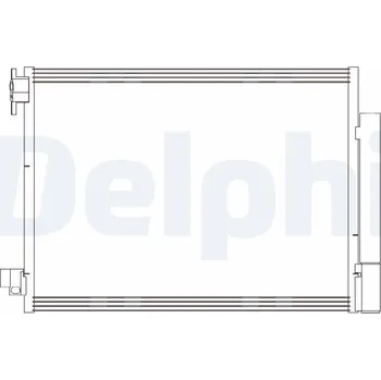 Klimatizace automobilu Kondenzátor, klimatizace DELPHI CF20415