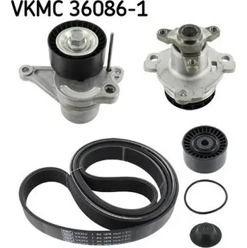 Vodní pumpa + klínový žebrový řemen SKF VKMC 36086-1