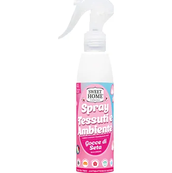 Osvěžovač vzduchu SUAREZ Company Sweet Home – osvěžovač textilií a vzduchu Gocce di Seta (Kapky hedvábí), 250 ml