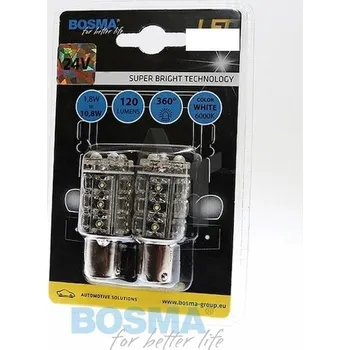 Autožárovka Žárovka 24V LED BA15S 18SMD bílá Bosma 3017