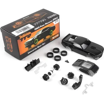 RC model auta HPI nano-TTR 1969 Ford Mustang RTR-X nenalakovaná karoserie