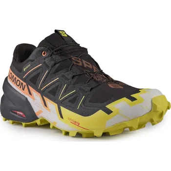 Pánská běžecká obuv Salomon Speedcross 6 GTX M L47465400 - black/sulphur spring/bird of p 40