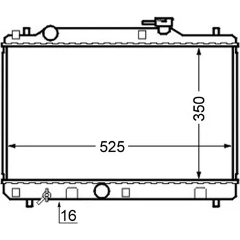Chladič motoru Chladič, chlazení motoru MAHLE CR 743 000S