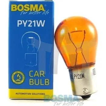 Autožárovka Žárovka 24V 21W žlutá BOSMA v krabičce BOSMA 3493S